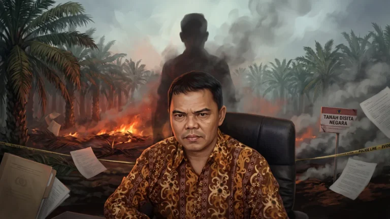 Api di Lahan Sitaan Negara: Mencari ‘Hantu’ Pengelola Konsesi Camba
