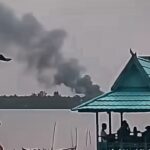 Dua Rumah Ludes Terbakar di Babaung, Akses Sungai Paksa Petugas Tempuh Jalur Air
