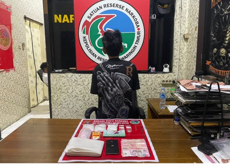 Jaringan Sabu Kemasan Teh Cina Diberondong Polisi: Dari Dewi Sartika Hingga Moh. Hatta, Satresnarkoba Polres Kotim Sita 306,7 Gram Sabu