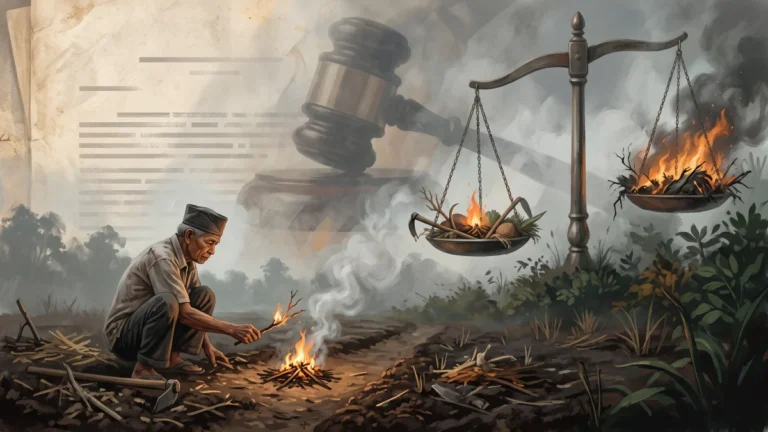 Bara Inpres Karhutla: KUHP Baru ”Haramkan” Aparat Pukul Rata Motif Peladang