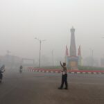Kabut Asap Serang Sampit, Jarak Pandang Anjlok hingga 100 Meter