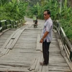 Jembatan Jejangkit Jaya Kelapa Rusak Parah, DPRD Kotim Usulkan Rehab Darurat