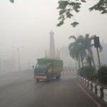 Sampit Terancam Asap Kiriman dari Seberang Mentaya